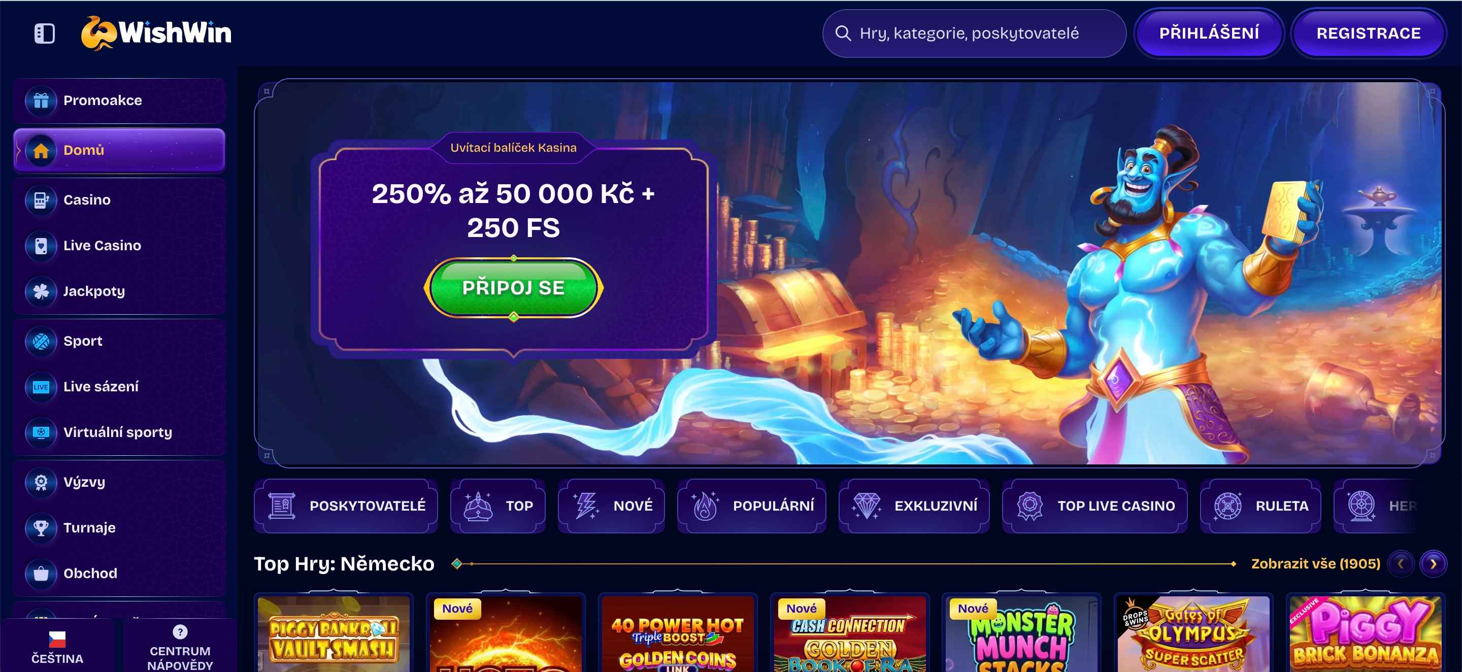 Wishwin casino – recenze (2026)